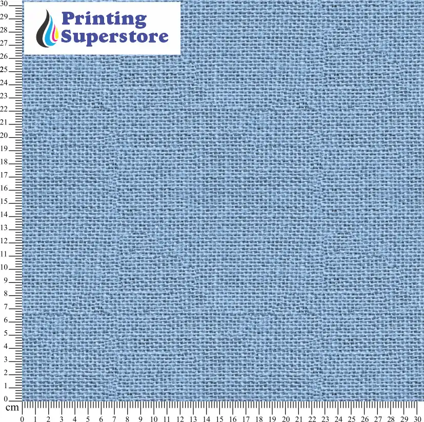 Blue burlap fabric pattern printed on Self Adhesive Vinyl (SAV), Heat Transfer Vinyl (HTV) and Cardstock.