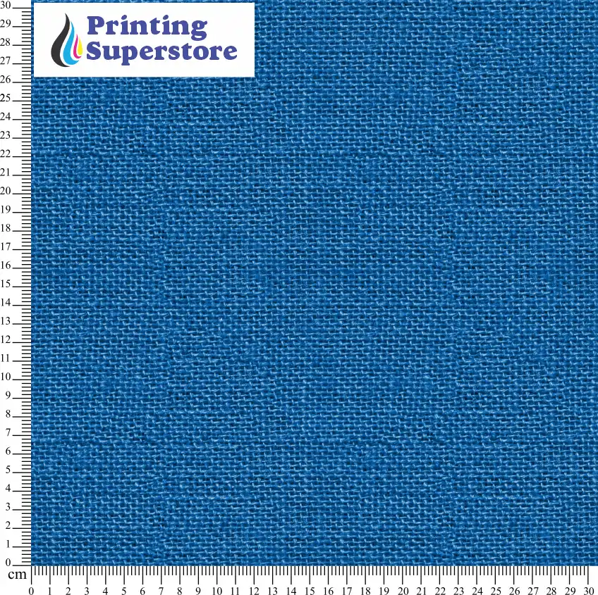 Blue burlap fabric pattern printed on Self Adhesive Vinyl (SAV), Heat Transfer Vinyl (HTV) and Cardstock.