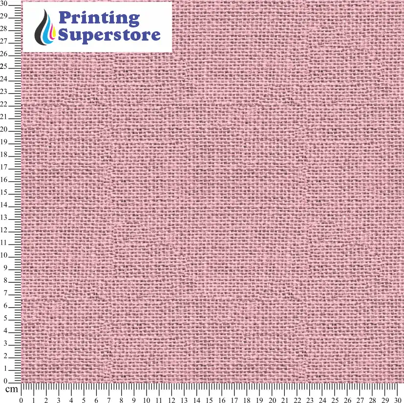 Pink burlap fabric pattern printed on Self Adhesive Vinyl (SAV), Heat Transfer Vinyl (HTV) and Cardstock.