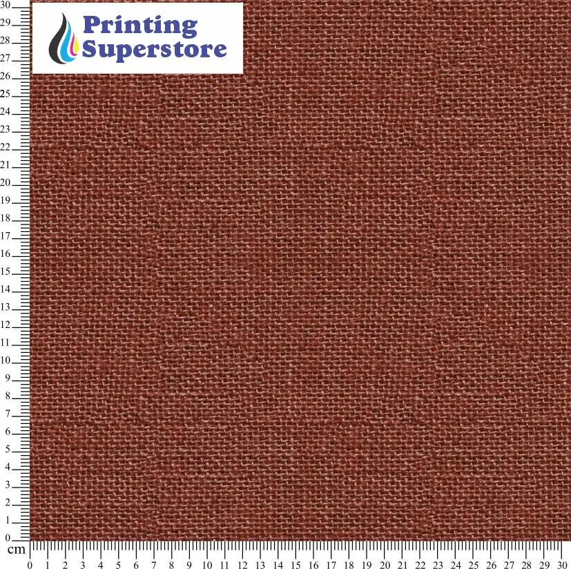 Brown burlap fabric pattern printed on Self Adhesive Vinyl (SAV), Heat Transfer Vinyl (HTV) and Cardstock.