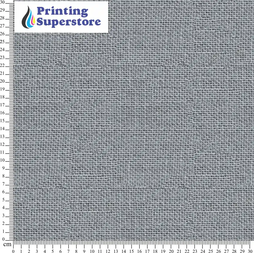 Grey / Silver burlap fabric pattern printed on Self Adhesive Vinyl (SAV), Heat Transfer Vinyl (HTV) and Cardstock.