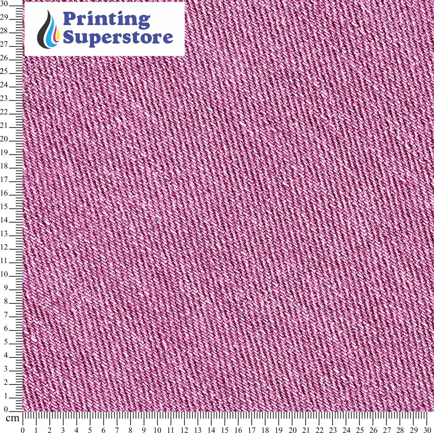 Purple denim fabric pattern printed on Self Adhesive Vinyl (SAV), Heat Transfer Vinyl (HTV) and Cardstock.