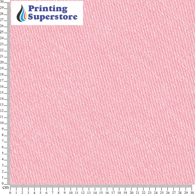 Pink denim fabric pattern printed on Self Adhesive Vinyl (SAV), Heat Transfer Vinyl (HTV) and Cardstock.