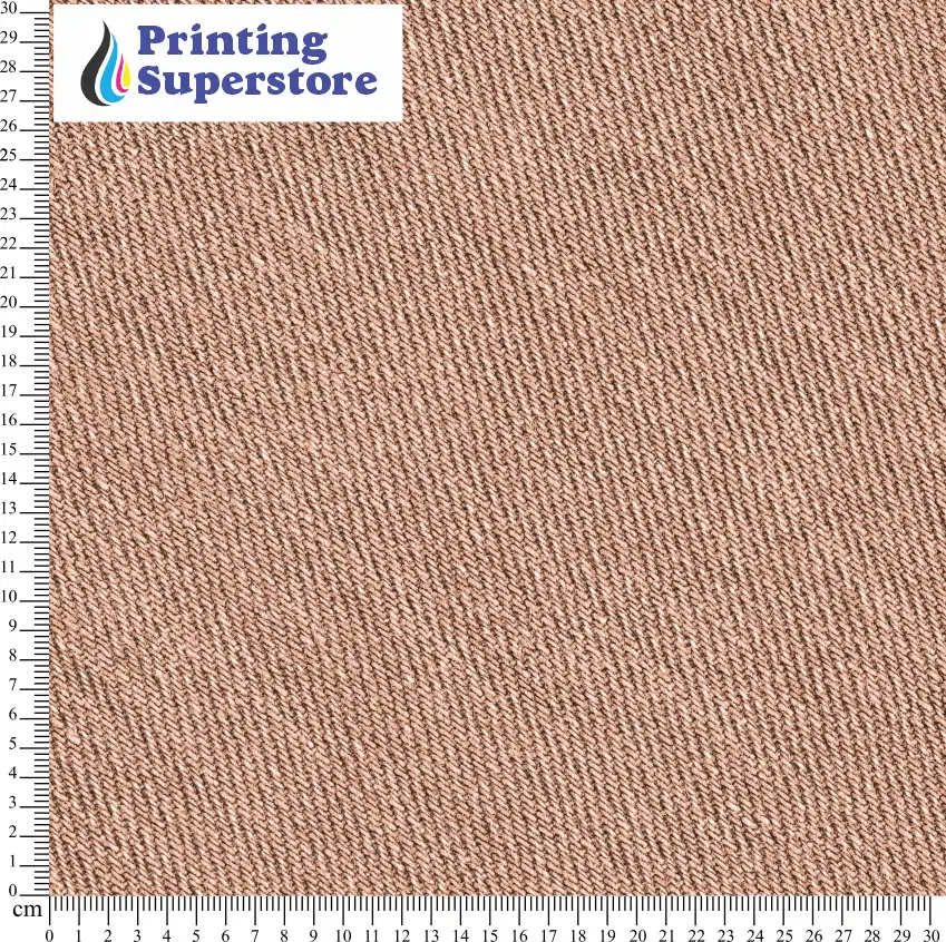 Brown denim fabric pattern printed on Self Adhesive Vinyl (SAV), Heat Transfer Vinyl (HTV) and Cardstock.