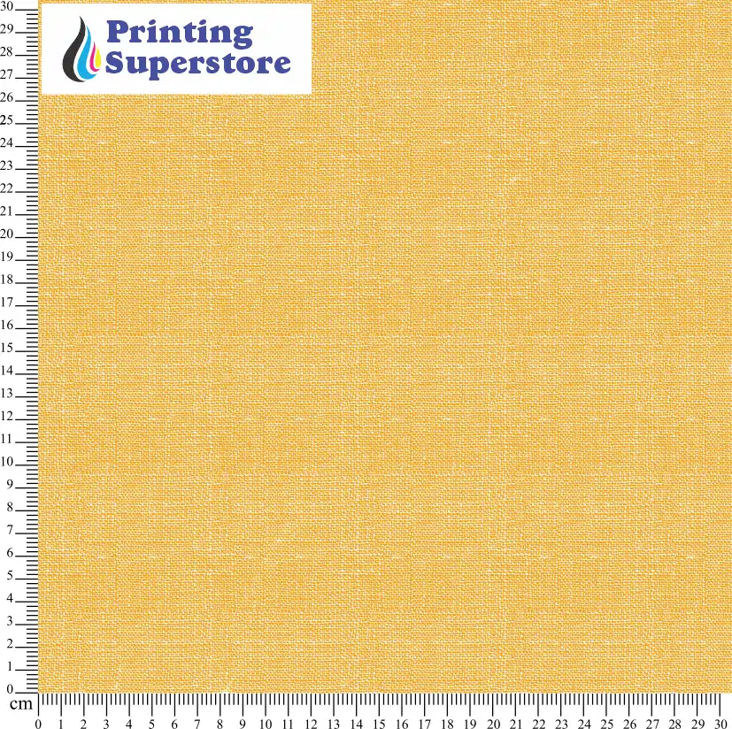 Yellow / Gold linen fabric pattern printed on Self Adhesive Vinyl (SAV), Heat Transfer Vinyl (HTV) and Cardstock.