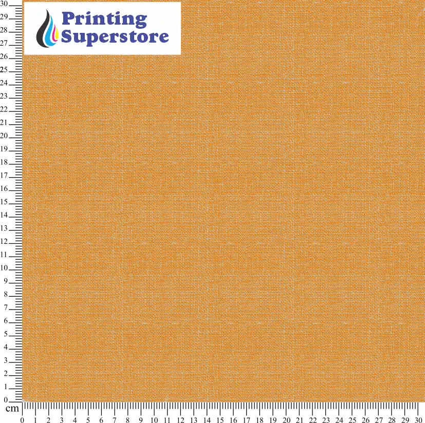 Orange linen fabric pattern printed on Self Adhesive Vinyl (SAV), Heat Transfer Vinyl (HTV) and Cardstock.