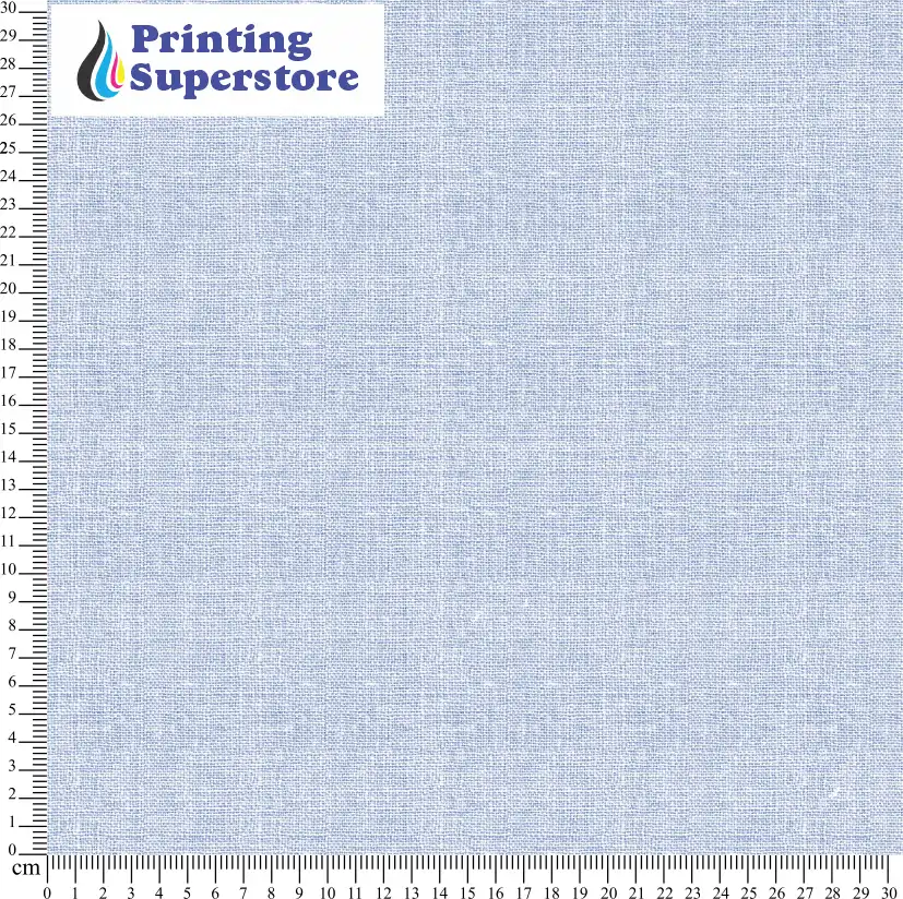 Blue linen fabric pattern printed on Self Adhesive Vinyl (SAV), Heat Transfer Vinyl (HTV) and Cardstock.
