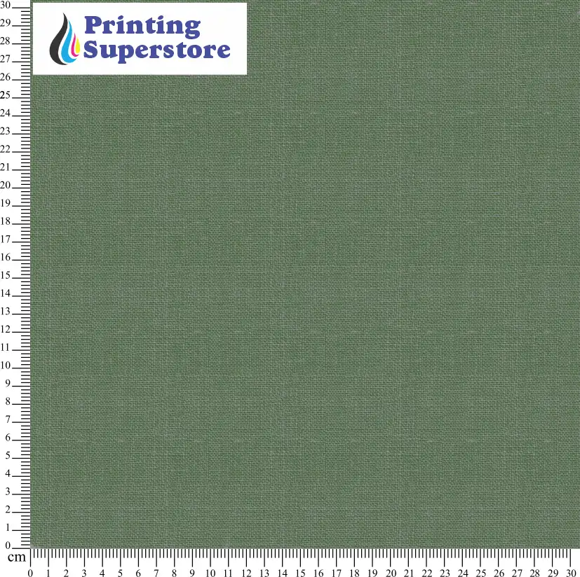 Green linen fabric pattern printed on Self Adhesive Vinyl (SAV), Heat Transfer Vinyl (HTV) and Cardstock.