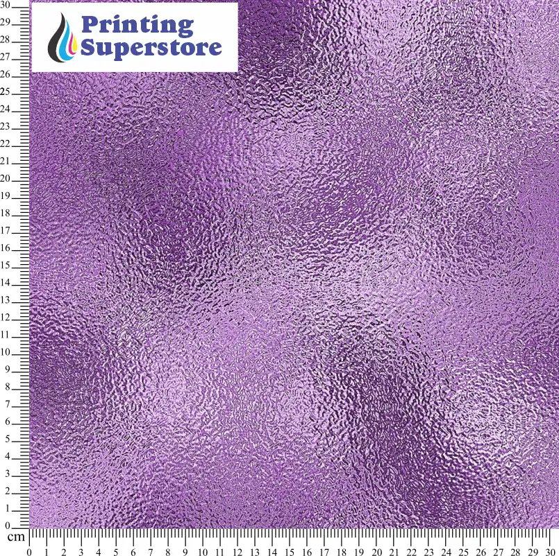 Purple foil pattern printed on Self Adhesive Vinyl (SAV), Heat Transfer Vinyl (HTV) and Cardstock.