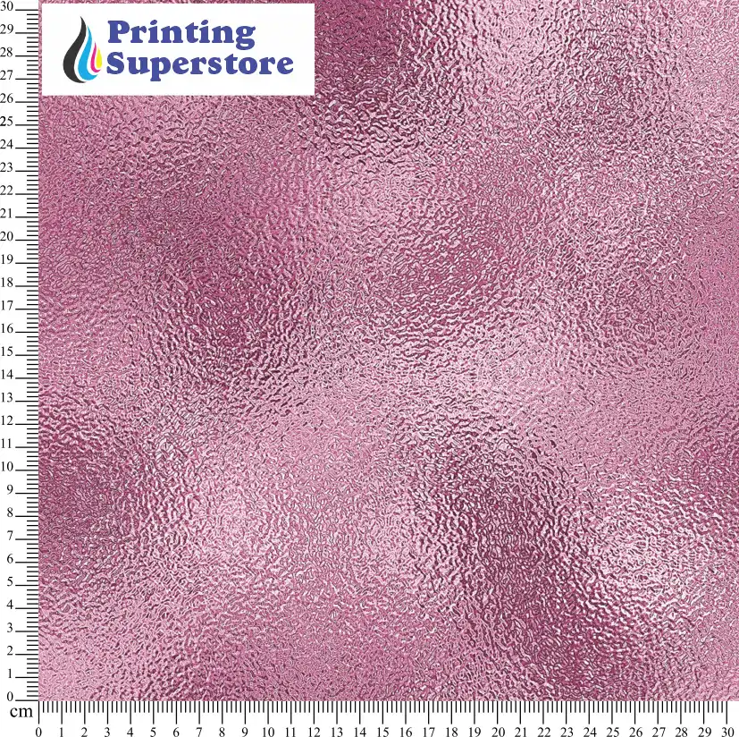 Pink foil pattern printed on Self Adhesive Vinyl (SAV), Heat Transfer Vinyl (HTV) and Cardstock.
