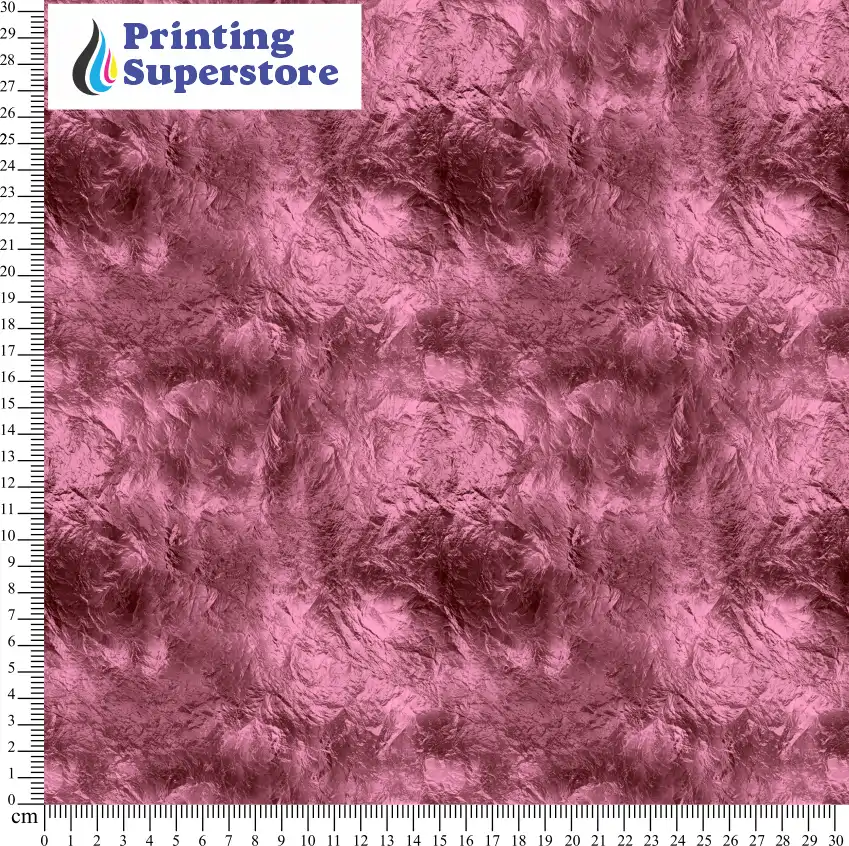 Pink metallic foil pattern printed on Self Adhesive Vinyl (SAV), Heat Transfer Vinyl (HTV) and Cardstock.