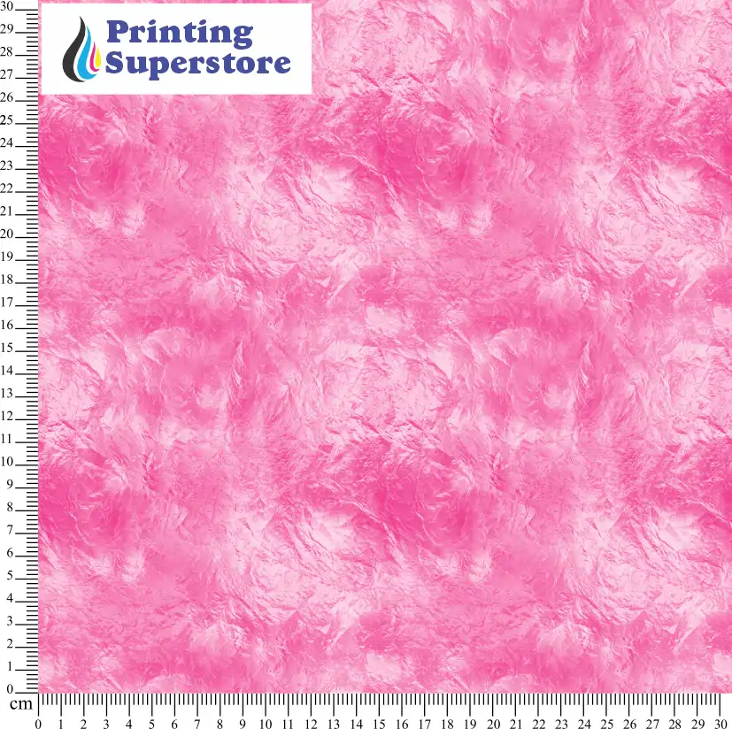 Pink metallic foil pattern printed on Self Adhesive Vinyl (SAV), Heat Transfer Vinyl (HTV) and Cardstock.