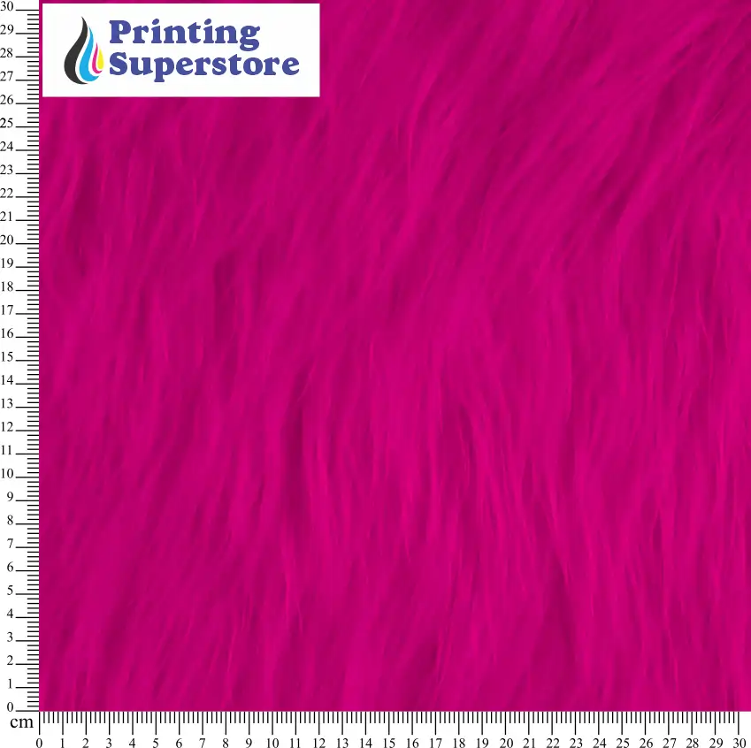 Pink fur pattern printed on Self Adhesive Vinyl (SAV), Heat Transfer Vinyl (HTV) and Cardstock.