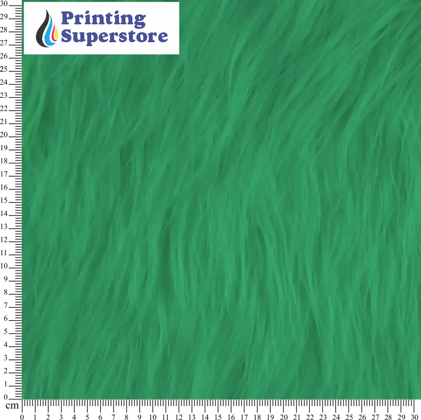 Green fur pattern printed on Self Adhesive Vinyl (SAV), Heat Transfer Vinyl (HTV) and Cardstock.