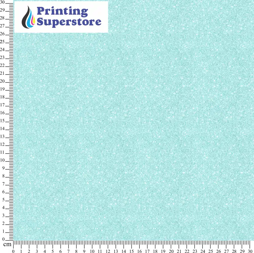 Blue fine glitter pattern printed on Self Adhesive Vinyl (SAV), Heat Transfer Vinyl (HTV) and Cardstock.