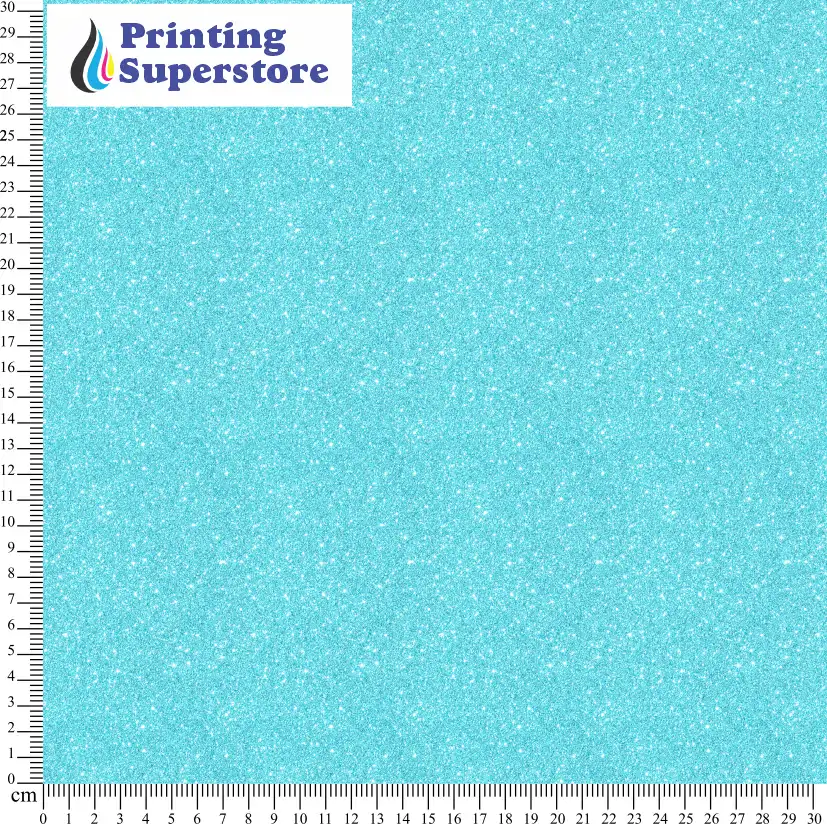 Blue fine glitter pattern printed on Self Adhesive Vinyl (SAV), Heat Transfer Vinyl (HTV) and Cardstock.