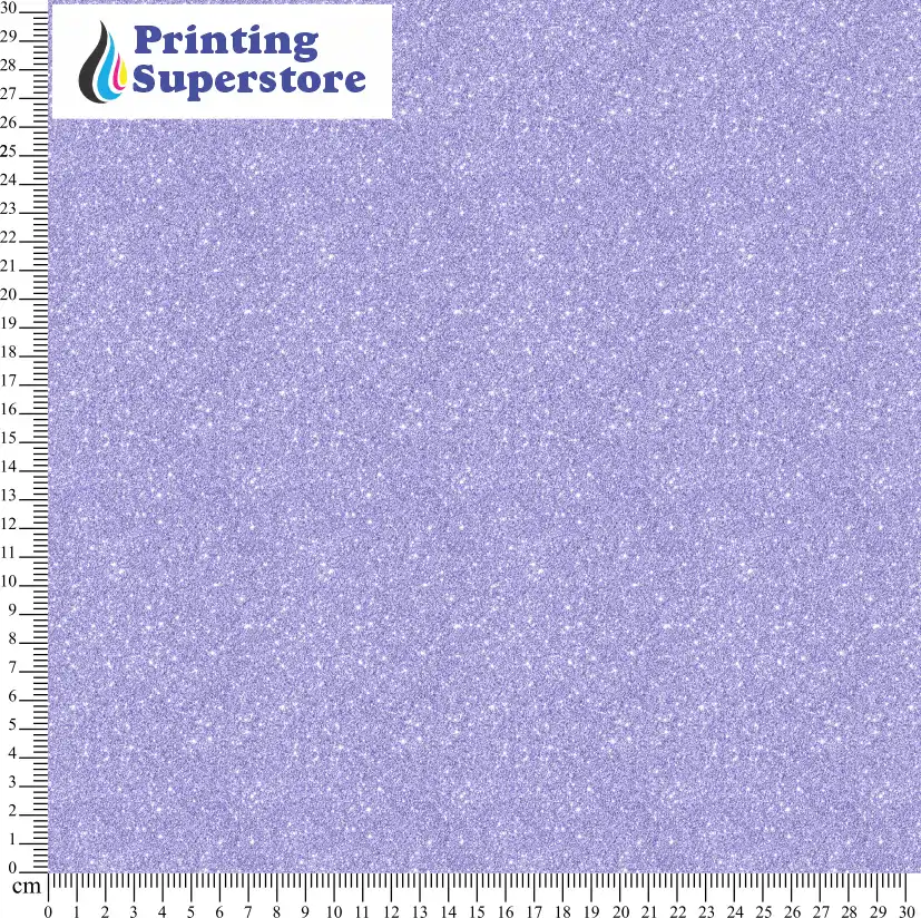 Purple fine glitter pattern printed on Self Adhesive Vinyl (SAV), Heat Transfer Vinyl (HTV) and Cardstock.