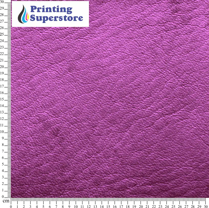 Purple leather pattern printed on Self Adhesive Vinyl (SAV), Heat Transfer Vinyl (HTV) and Cardstock.