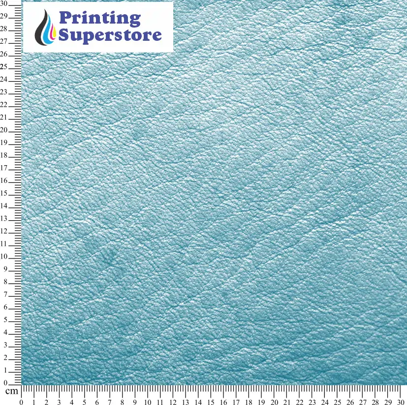 Blue leather pattern printed on Self Adhesive Vinyl (SAV), Heat Transfer Vinyl (HTV) and Cardstock.