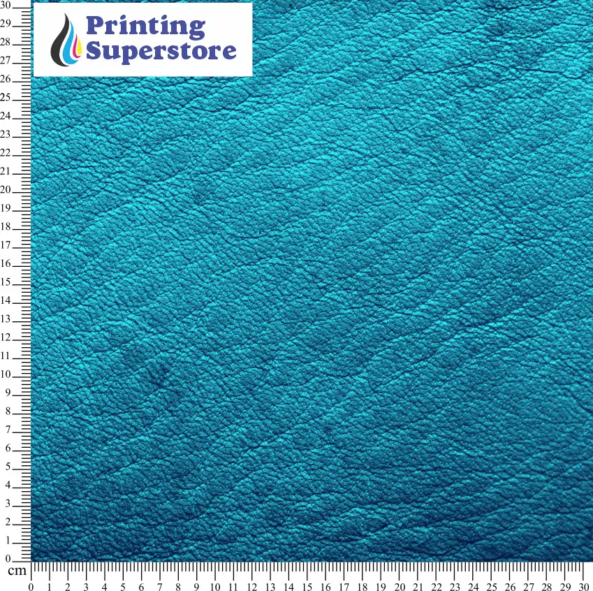 Blue leather pattern printed on Self Adhesive Vinyl (SAV), Heat Transfer Vinyl (HTV) and Cardstock.
