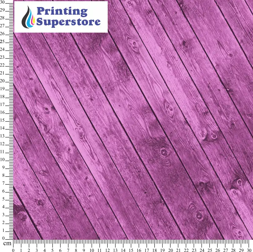 Purple wood pattern printed on Self Adhesive Vinyl (SAV), Heat Transfer Vinyl (HTV) and Cardstock.