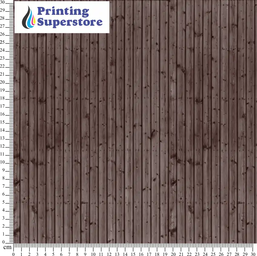Brown wood pattern printed on Self Adhesive Vinyl (SAV), Heat Transfer Vinyl (HTV) and Cardstock.