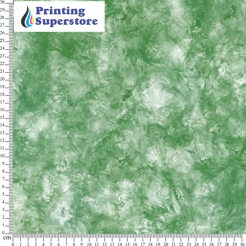 Green marble pattern printed on Self Adhesive Vinyl (SAV), Heat Transfer Vinyl (HTV) and Cardstock.