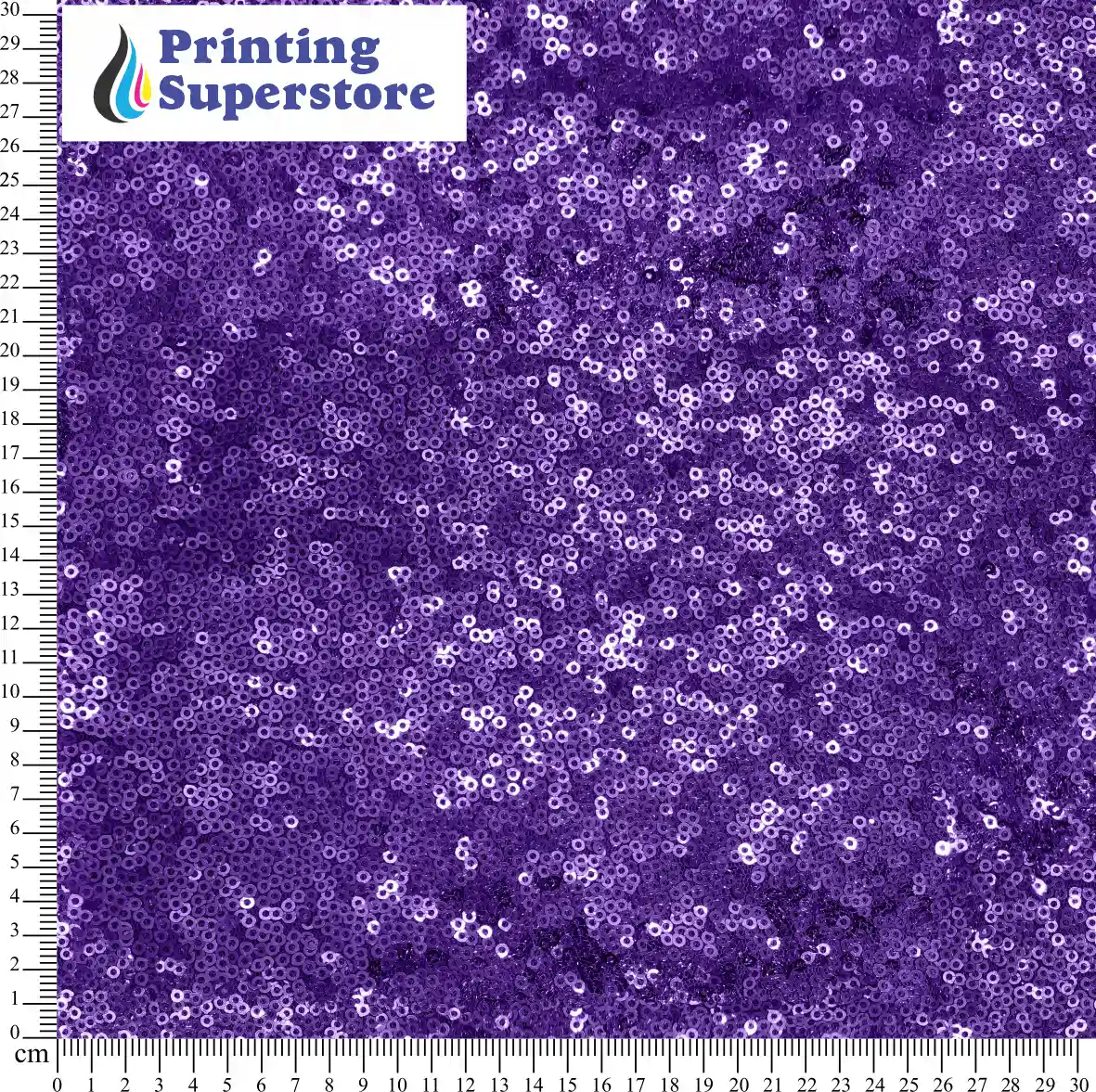 Purple sequins pattern printed on Self Adhesive Vinyl (SAV), Heat Transfer Vinyl (HTV) and Cardstock.