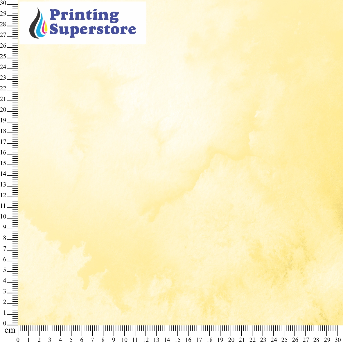 Yellow Watercolour theme pattern printed on Self Adhesive Vinyl (SAV), Heat Transfer Vinyl (HTV) and Cardstock.