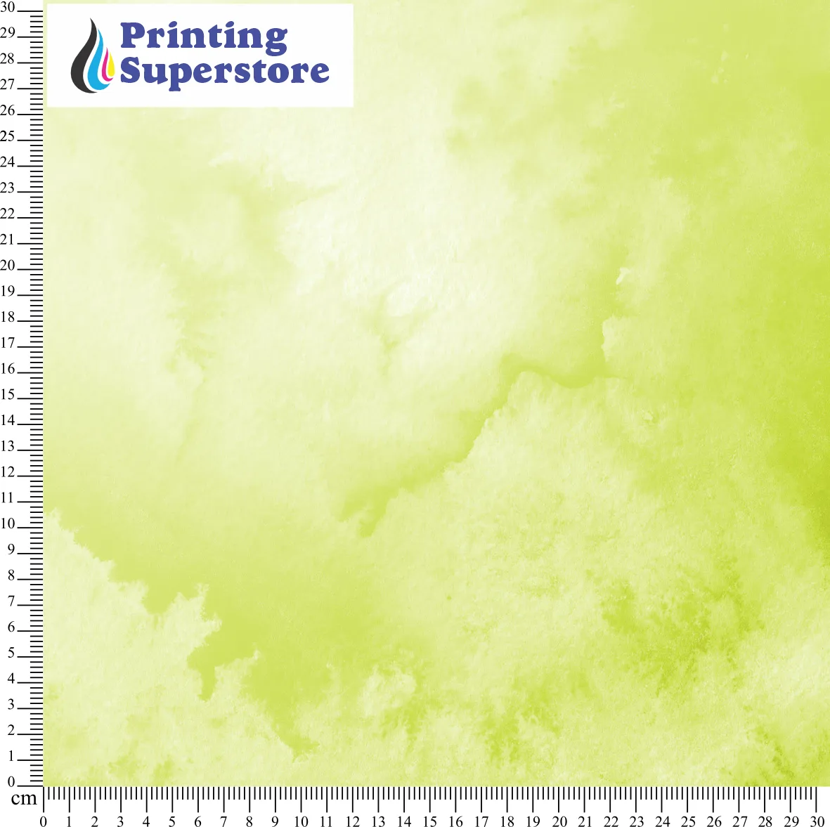 Green Watercolour theme pattern printed on Self Adhesive Vinyl (SAV), Heat Transfer Vinyl (HTV) and Cardstock.