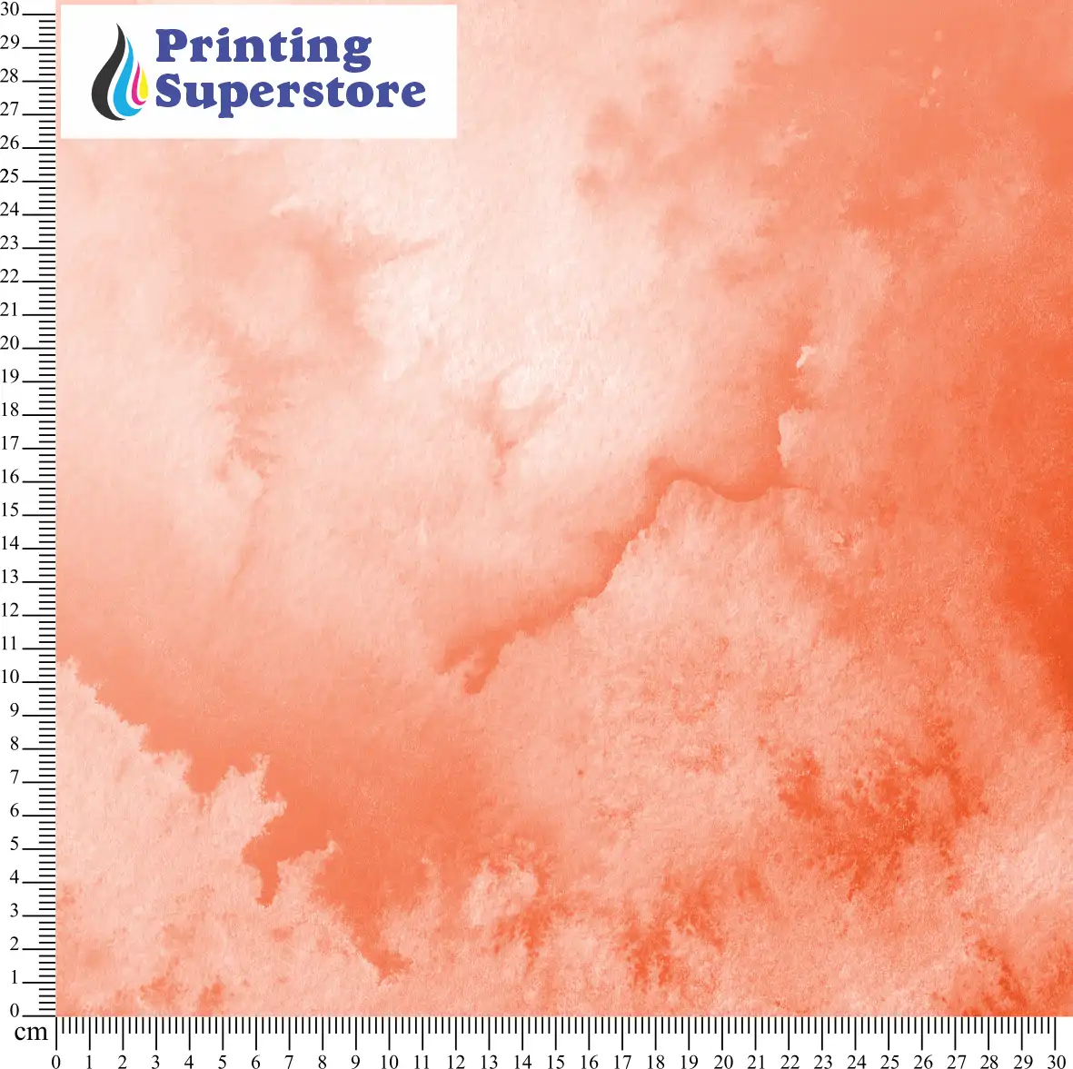 Orange Watercolour theme pattern printed on Self Adhesive Vinyl (SAV), Heat Transfer Vinyl (HTV) and Cardstock.